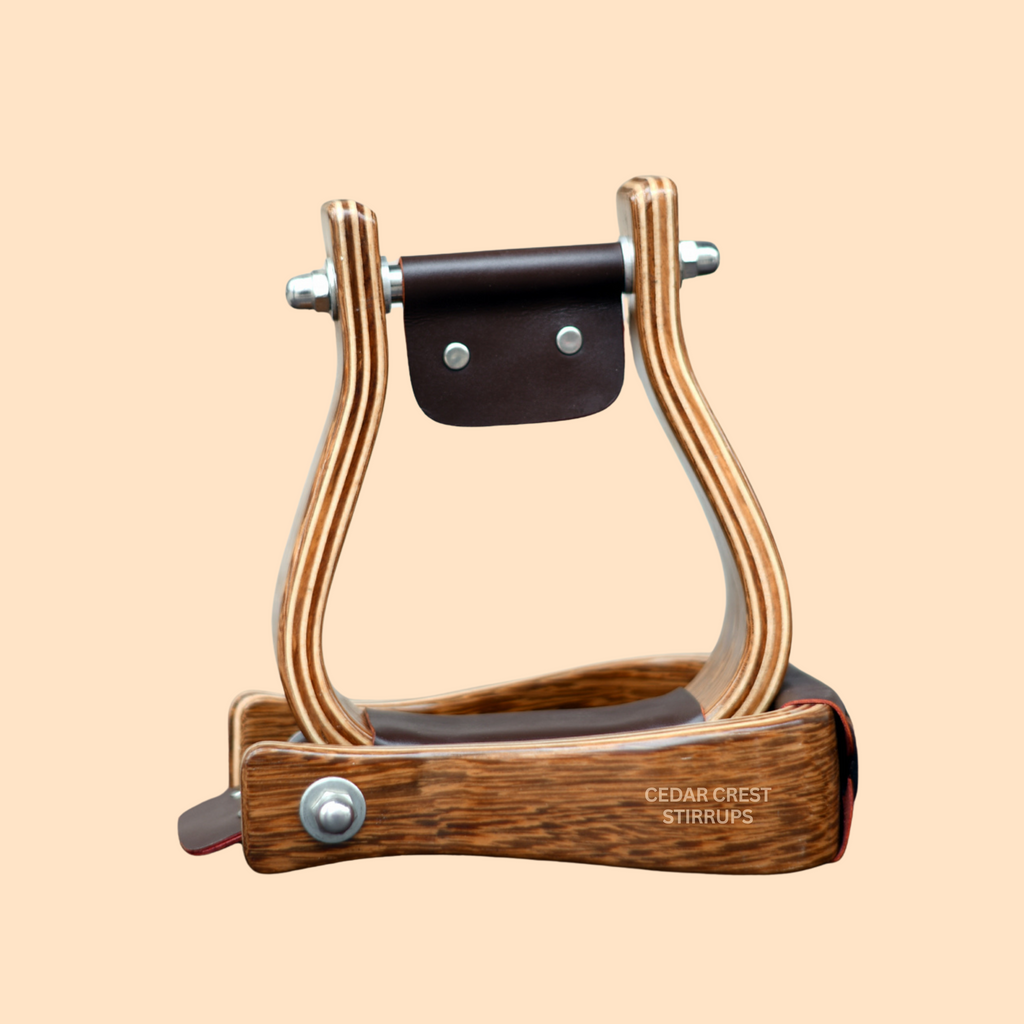 Luxe Timber Flat Bottom Stirrups: Stability, Comfort, and Western Riding