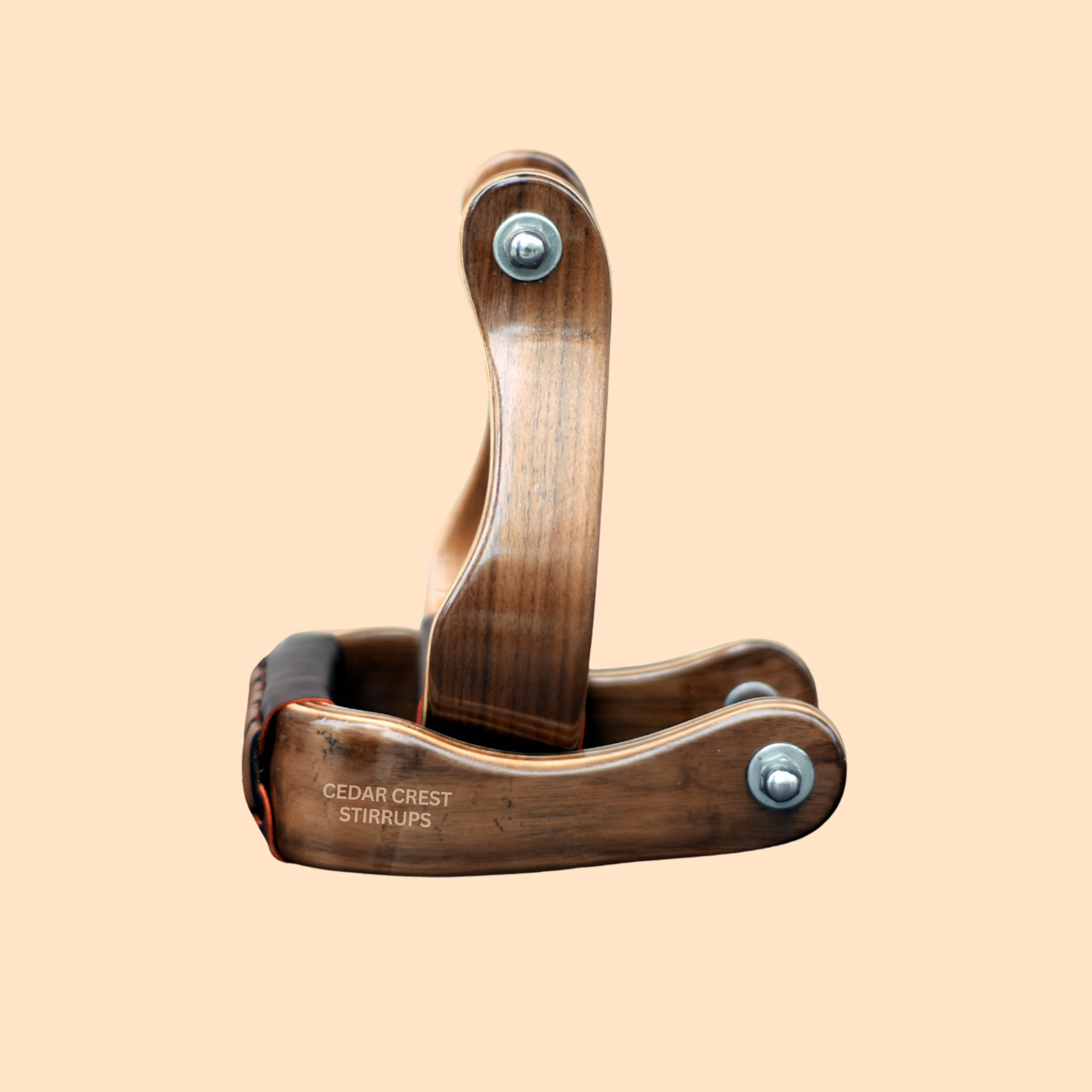 Walnut Offset Stirrups